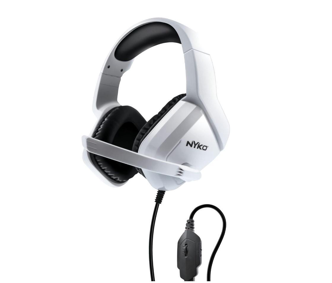 Nyko NP5-4500 Wired Gaming Headset For PlayStation 5 White