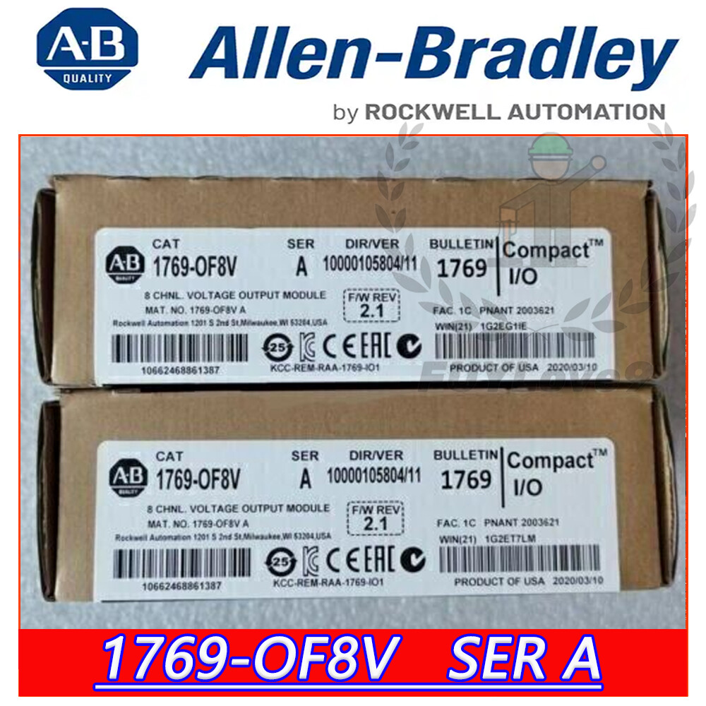 AB 1769-OF8V SER A CompactLogix 8 Pt Output Module New Factory Sealed