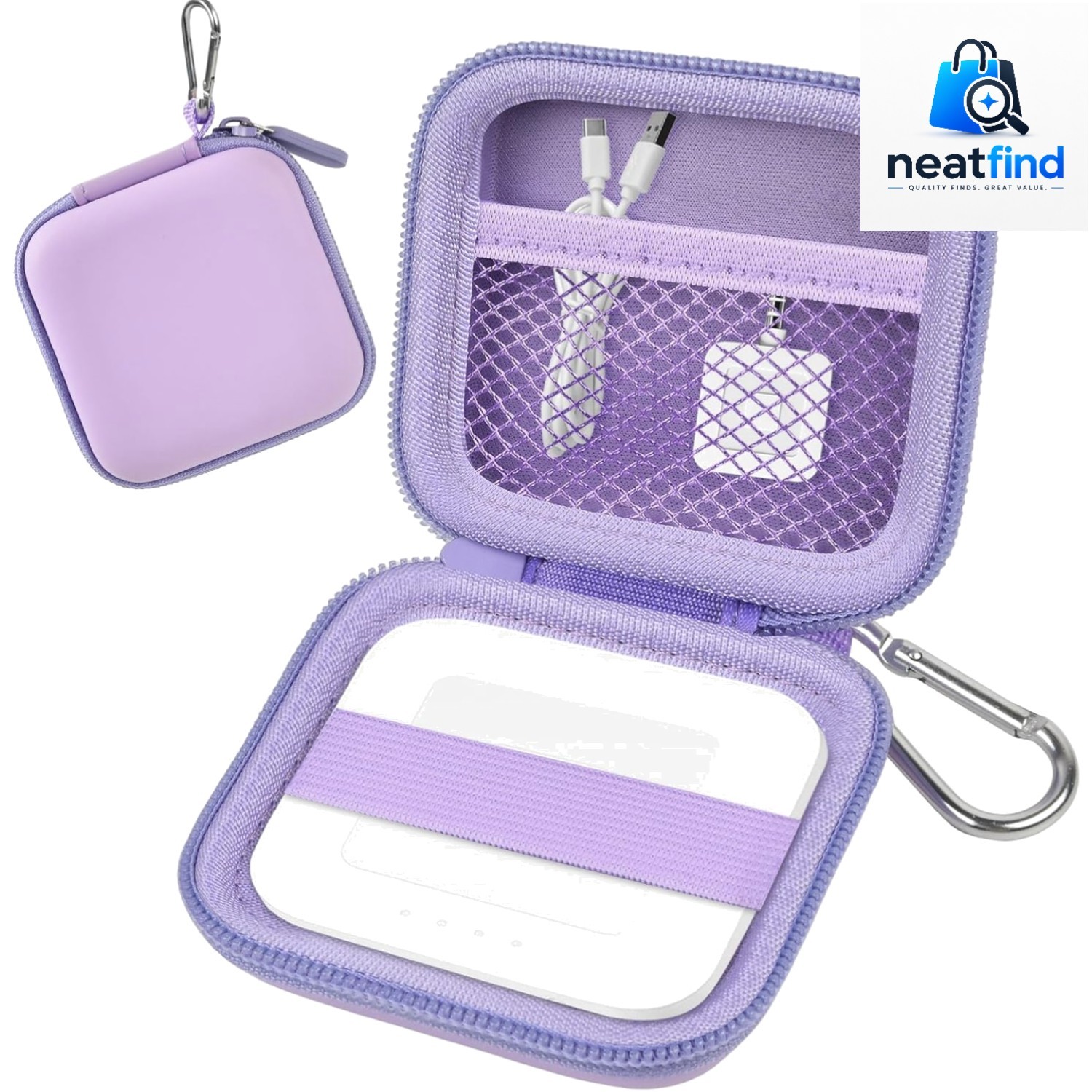 Square A-SKU-0485 Contactless and Chip Card Reader Case - Hard Carrying Bag H...