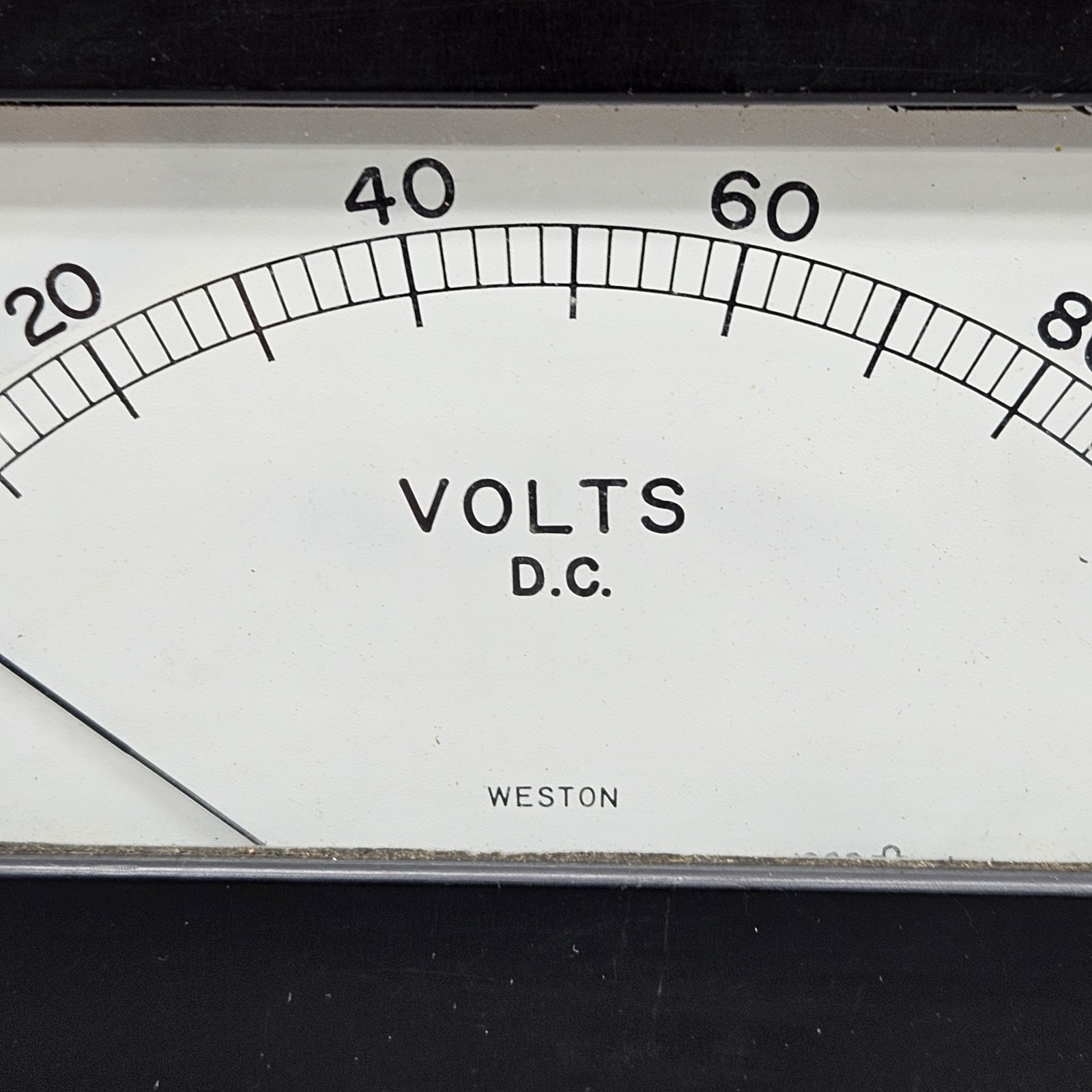 Weston Panel Meter Model 2021 Volts DC 0-100