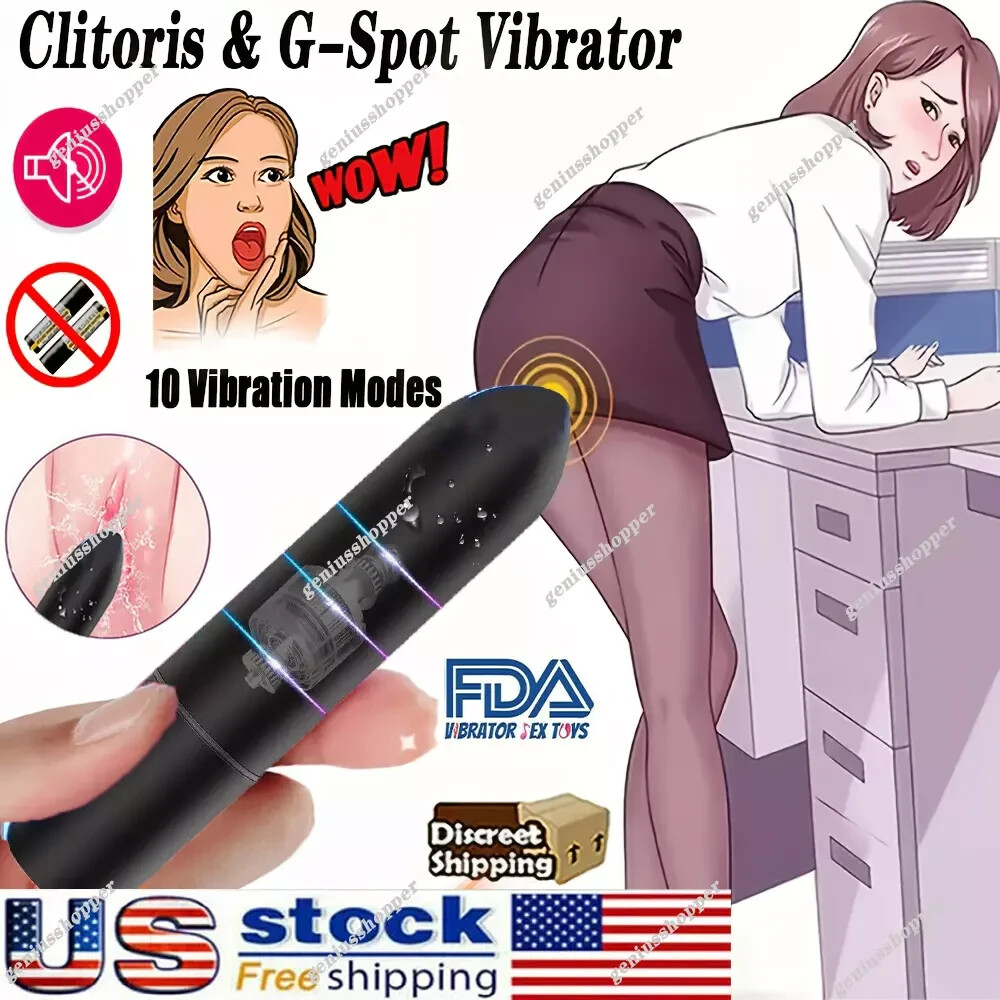 Mini Bullet Vibrator G-spot Clit Dildo Massager Sex Toys for Women Rechargeable