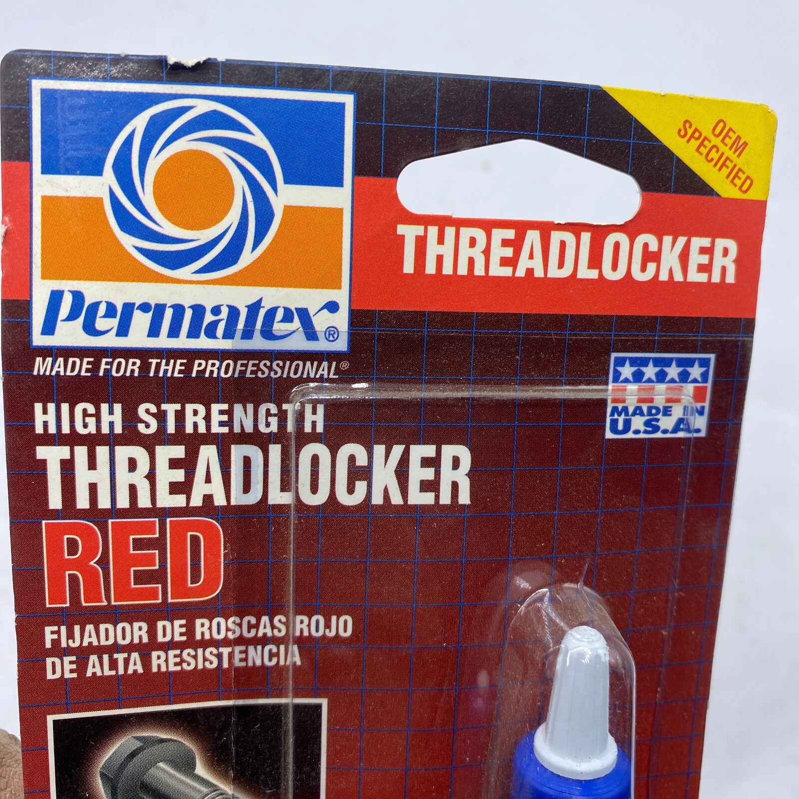 Permatex 27100 High Strength Threadlocker Red .20 oz Tube ⭐