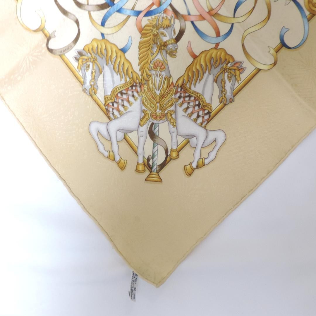 Hermes Carré 90 Le Carrousel Silk 100