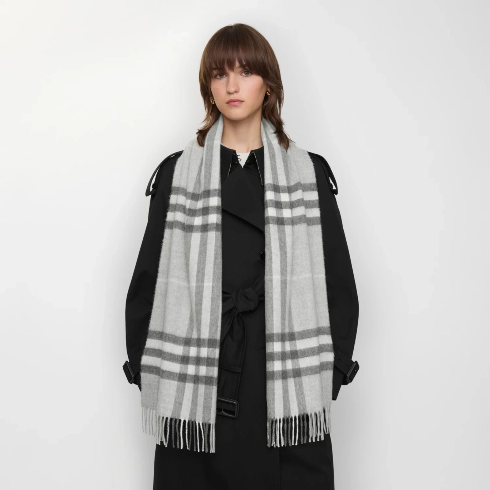 Burberry Giant Check Cashmere Scarf