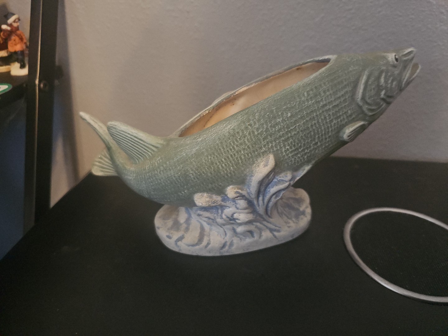 retro ceramics fish plante