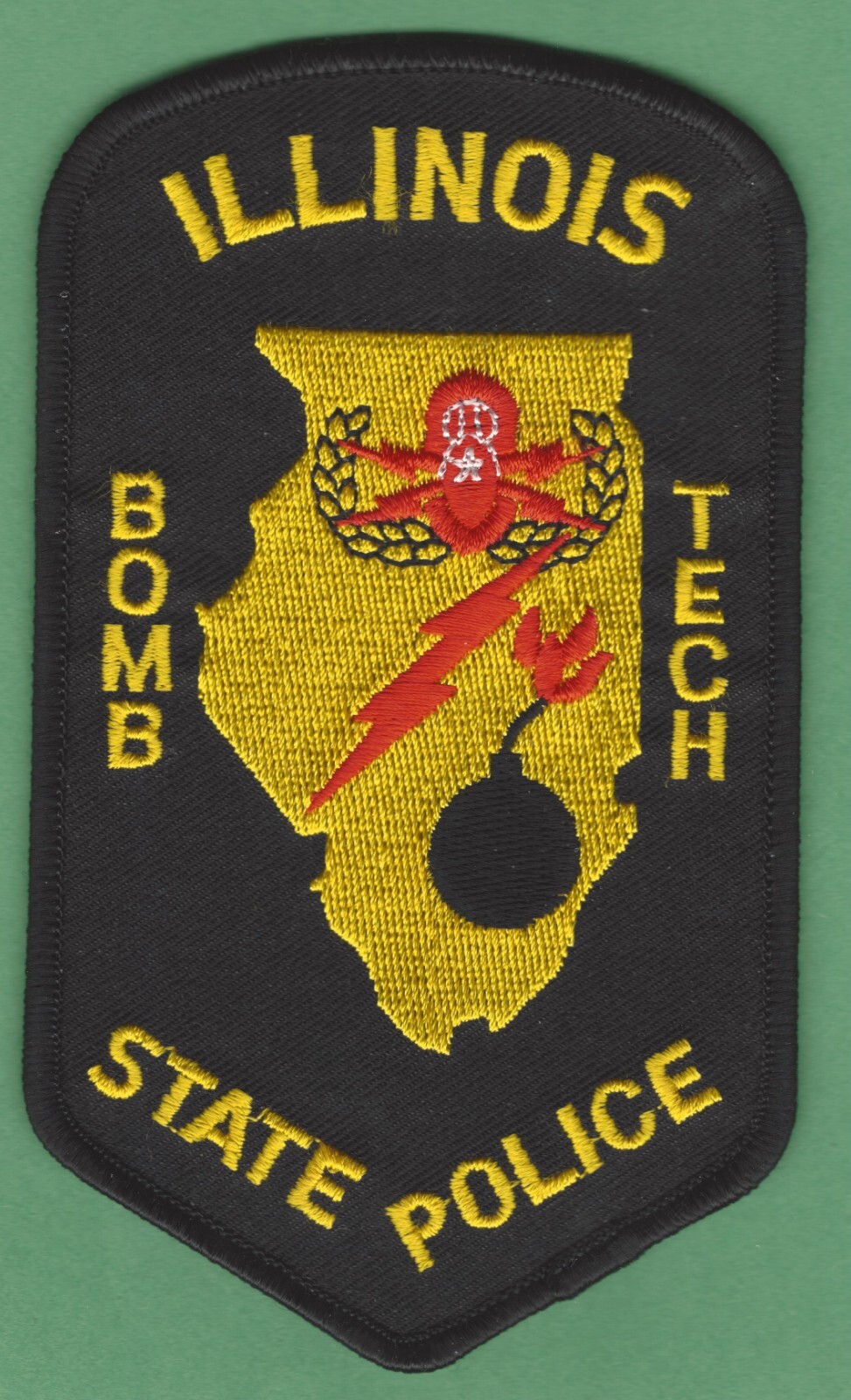 ILLINOIS  STATE POLICE BOMB TECHNICIAN SHOULDER PATCH