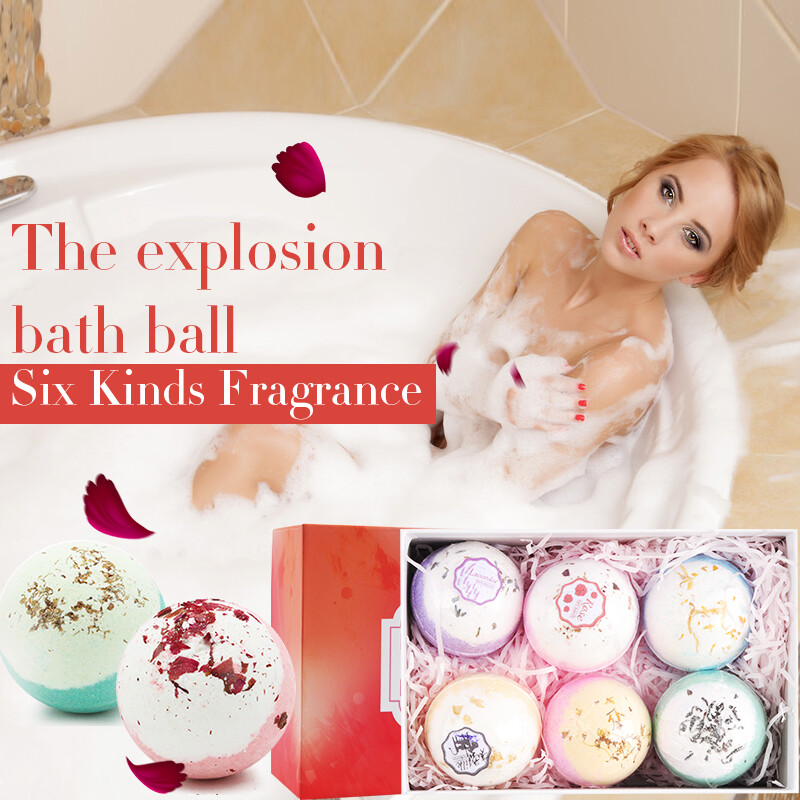 Bath Bombs, Natural Relaxing Moisturize Gifts Sets Idea Bubble Fizzy & Spa Bath