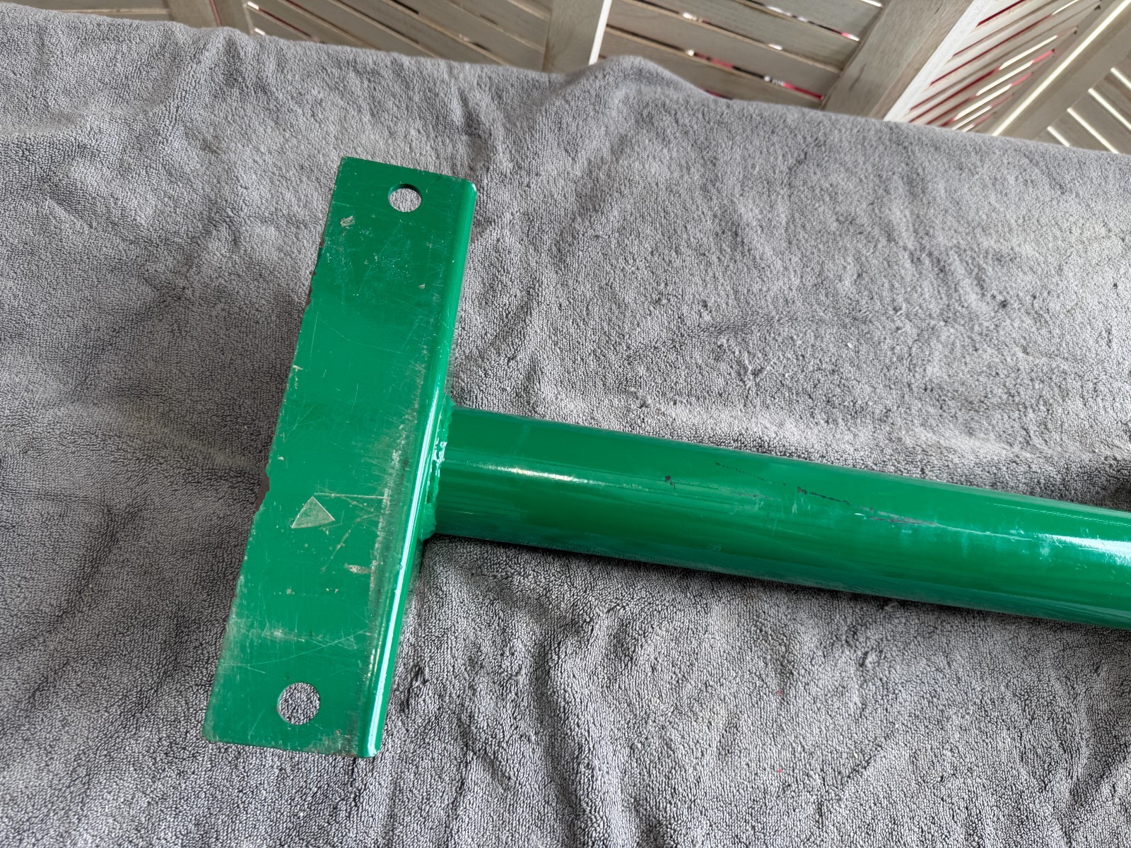 Greenlee 6037 Floor Mount for 805 2001 640 6001 Cable Puller / Wire Tugger Used