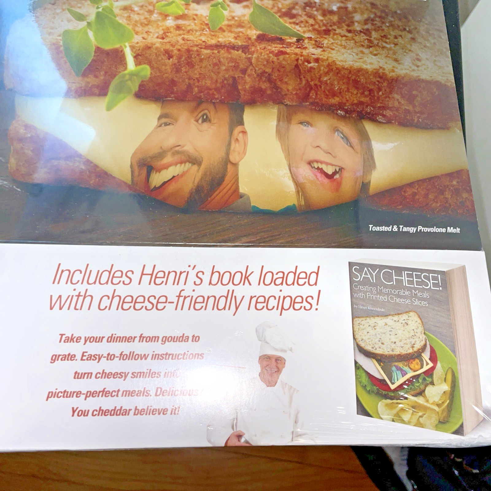 Prank-O CHEESE PRINTER–Gag Funniest EMPTY Gift BOX for your REAL Gift Hilarious