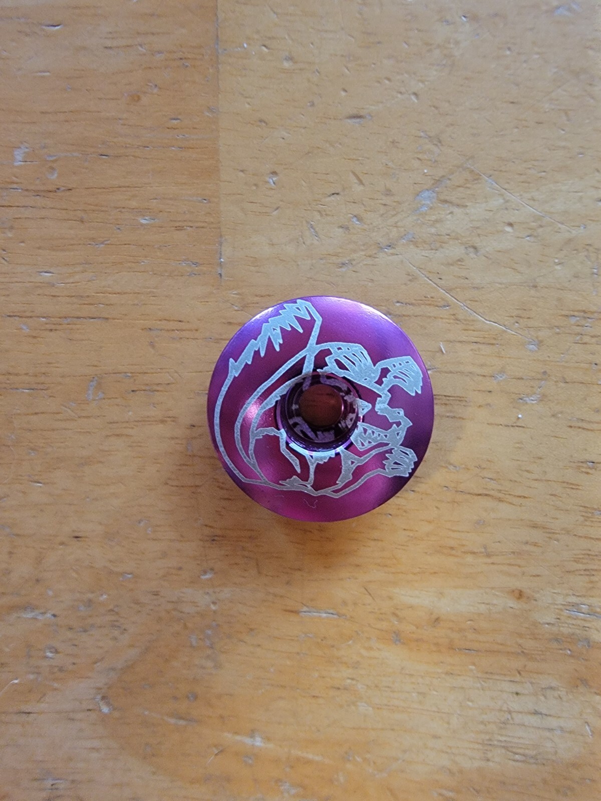 Mongoose BMX Repop Bicycle Headset Top Cap 1 1/8" Purple Stem Cap Bike Maurice