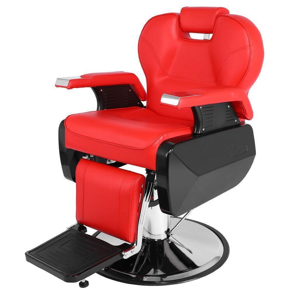 Hydraulic Recline Barber Chair Salon Chair for Hair Stylist Tattoo Chair Shampoo