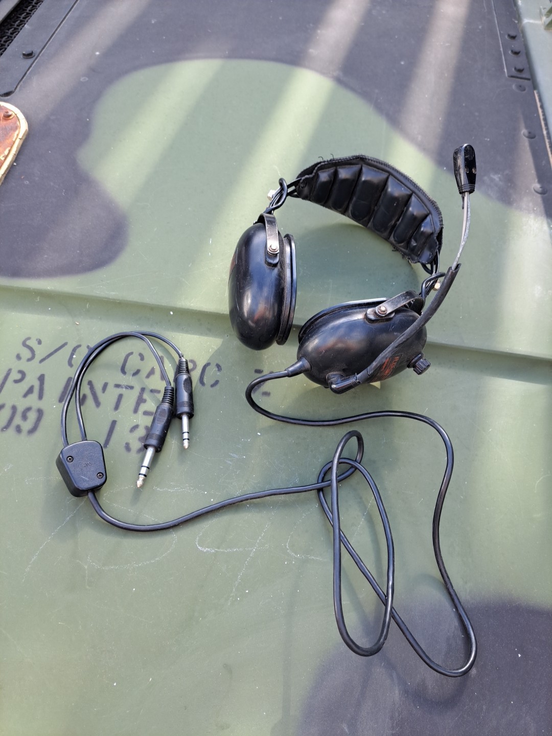 Flightcom Blackhawk Model 5DX Aviation Headset Airplane Jet Helicopter UNTESTED