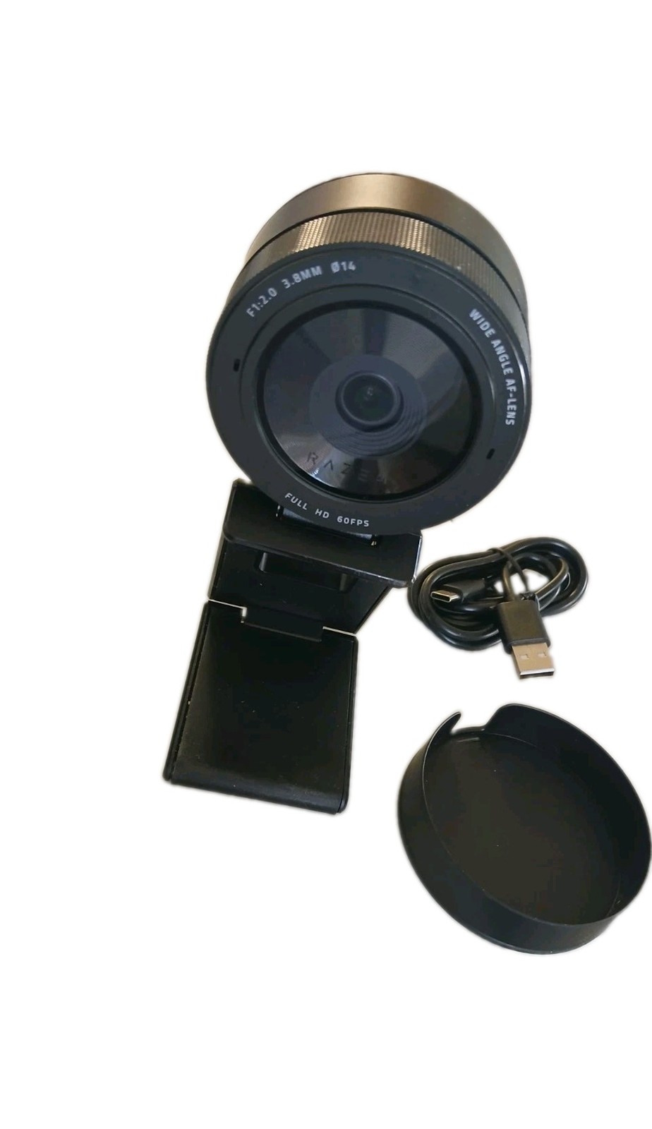 Razer Kiyo Pro Full HD 1080p 60FPS Black With Lense Cover And Power Cord