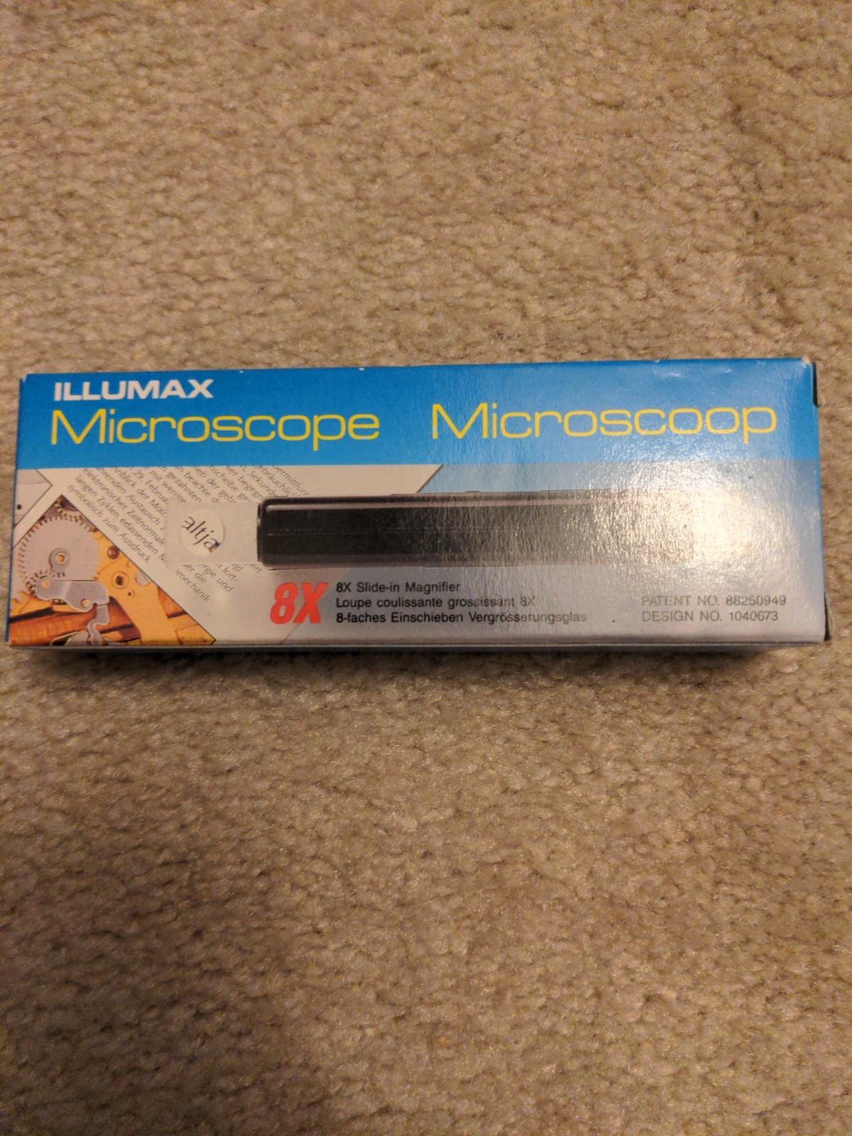 Illumax 30x Illuminated Microscope & 8x Magnifier w/Case