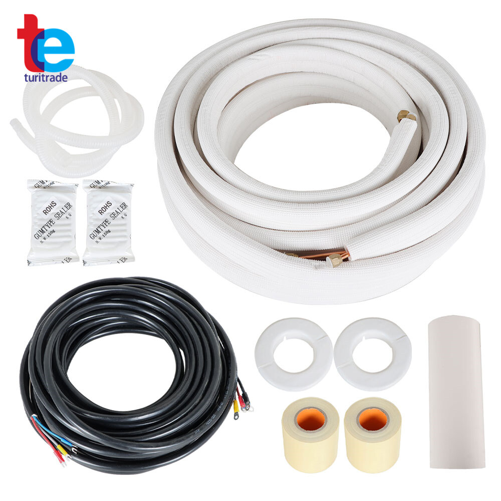 50 Feet 1/4 Inch - 3/8 Inch Dia. Install Kit For Mini Split Heat Pump Systems US