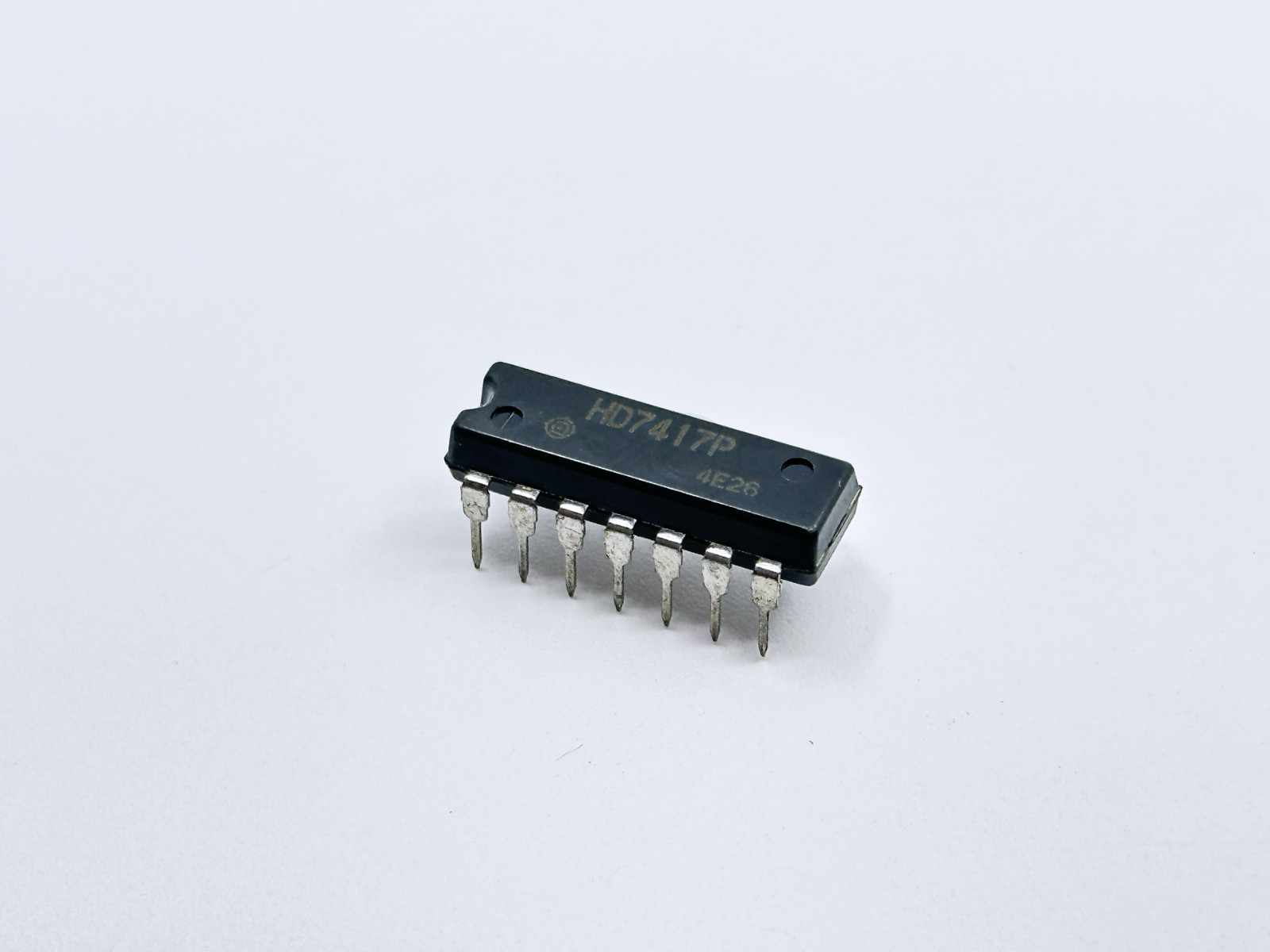 5X HD7417P Hitachi Hex Non-Inverting Buffer Driver Open Collector Outputs DIP-14