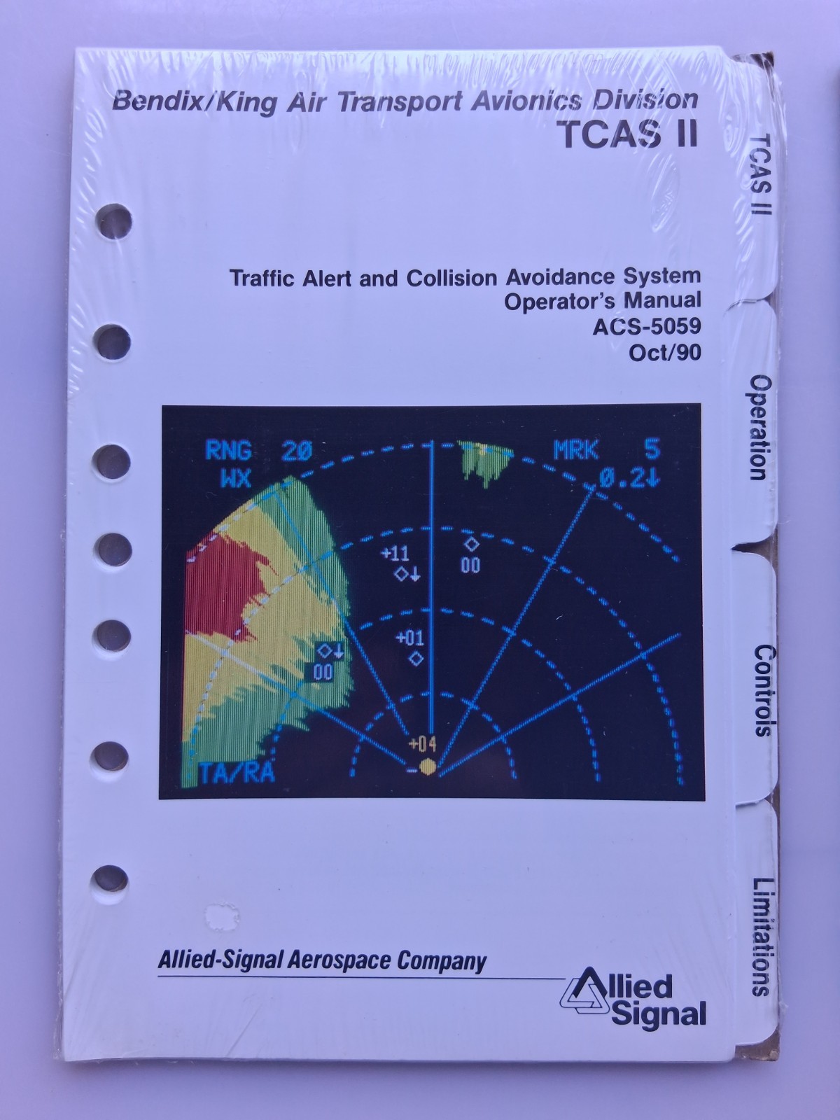 NEW AlliedSignal TCAS II ACS-5059 Operator's Guide Bendix/King Air Transport Av.