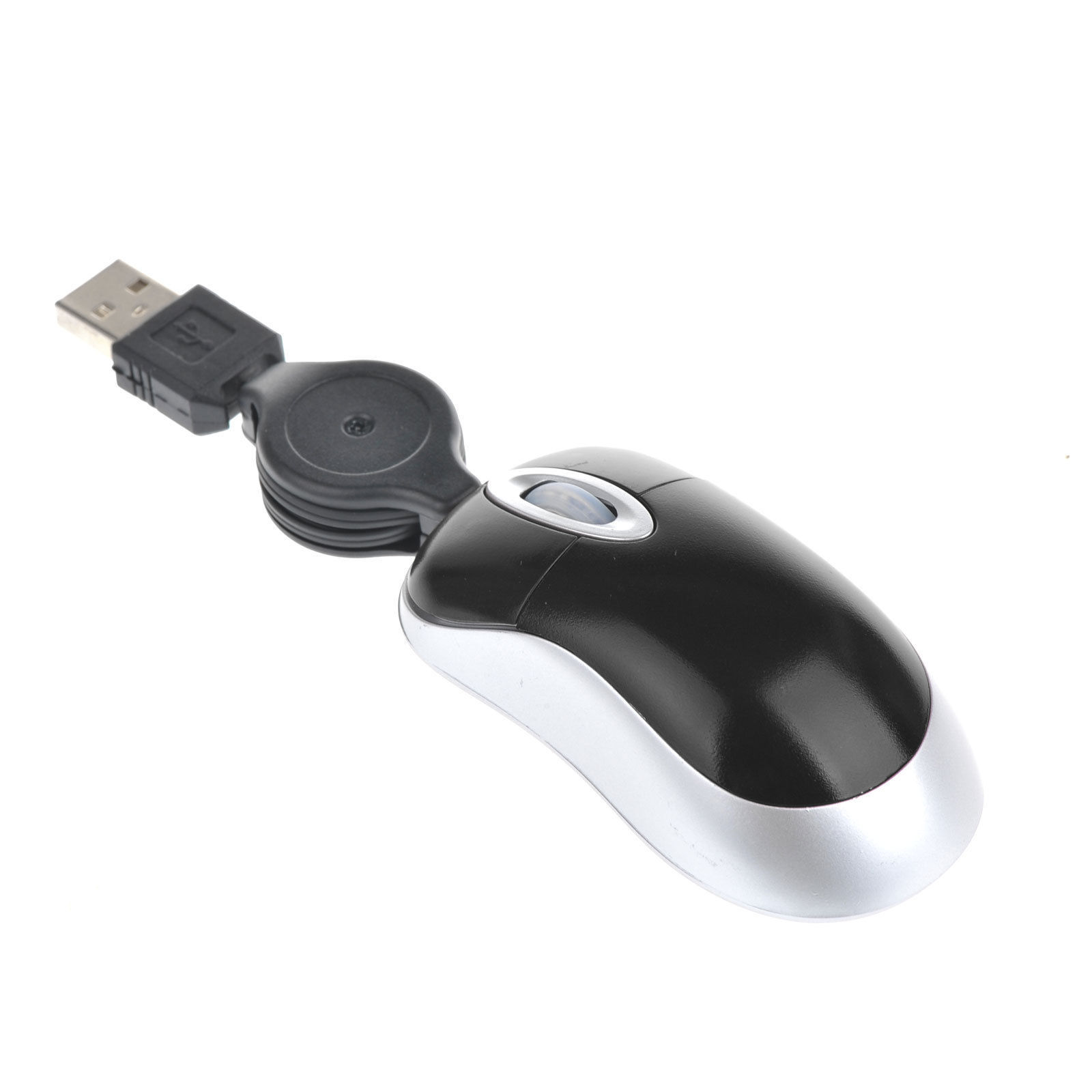 New Mini Retractable USB Optical Scroll Wheel PC Laptop Notebook Mouse Mice Us