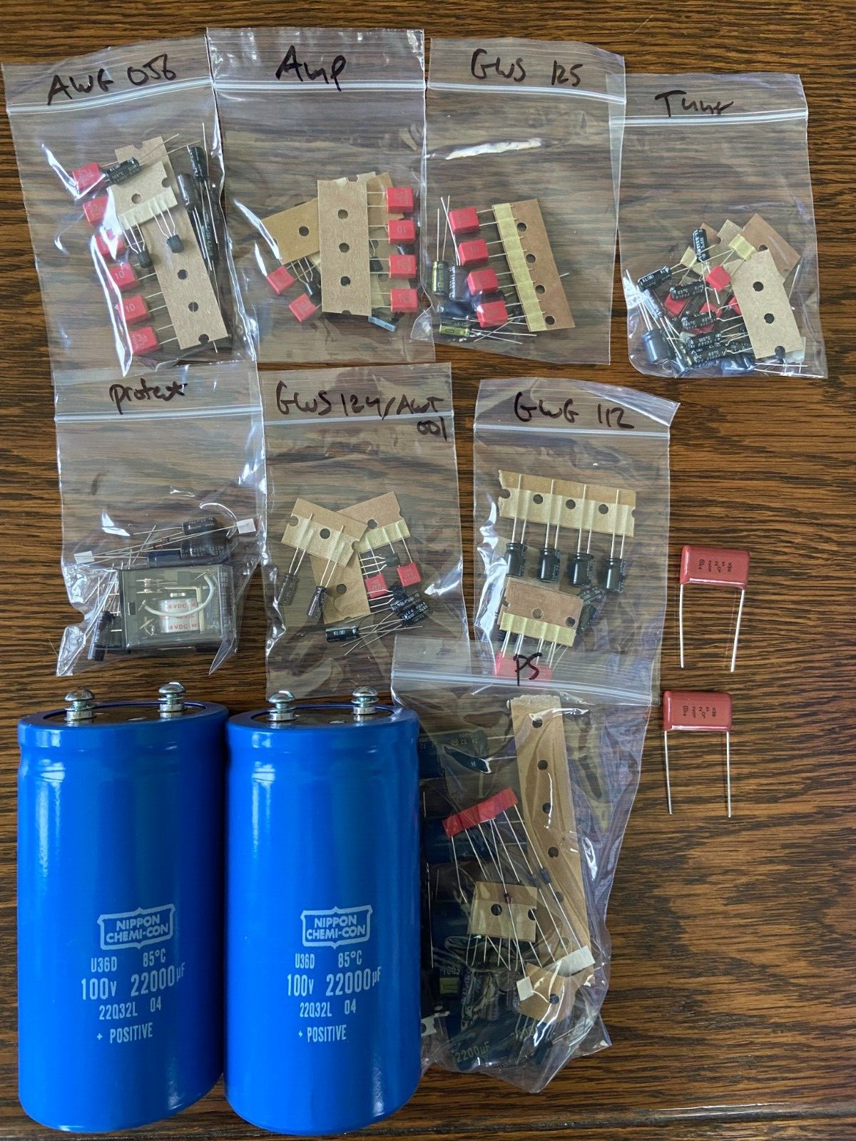 Pioneer SX-1080 Complete Rebuild Kit High-Quality Recap Set Caps Transistors