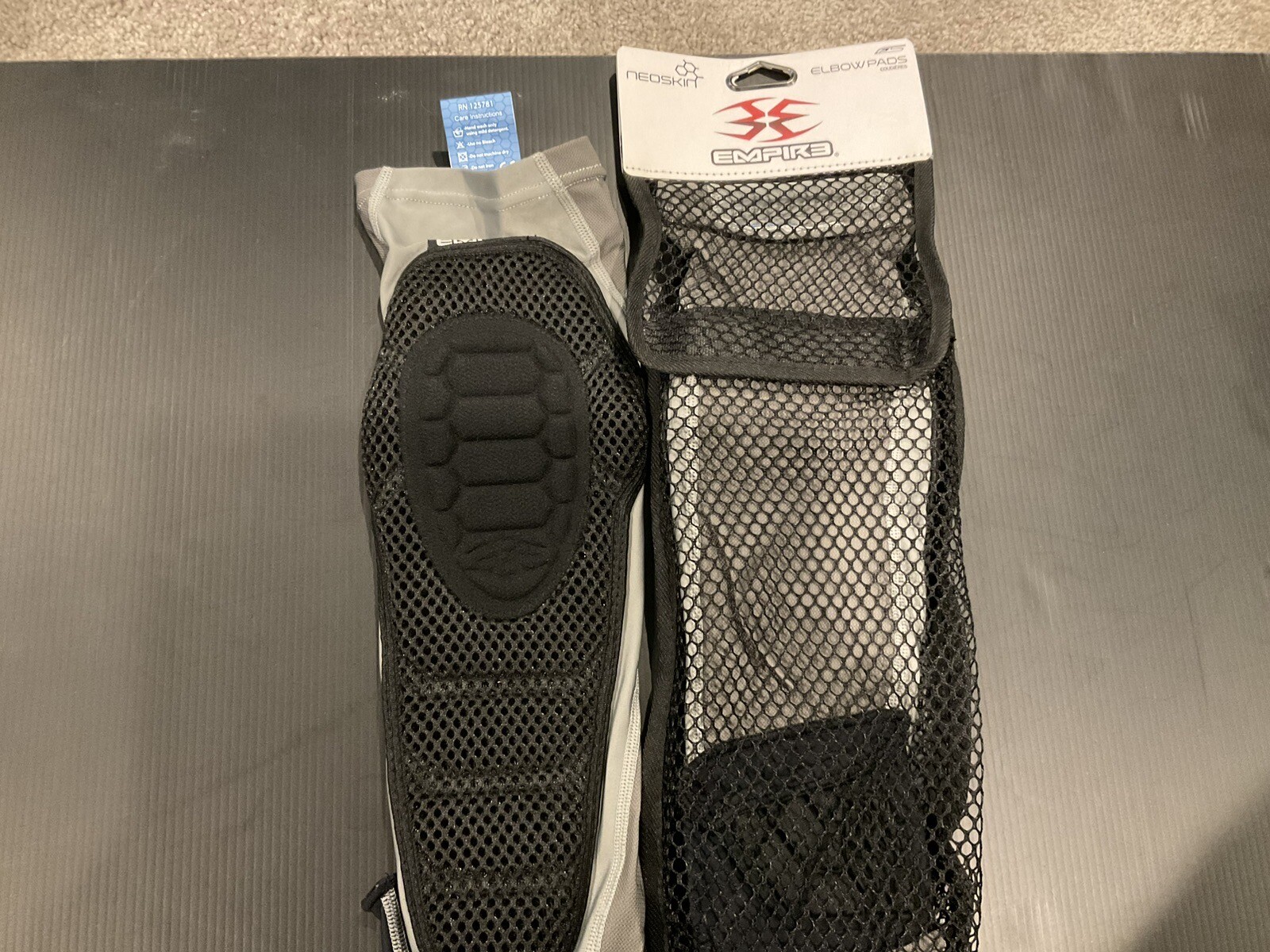 NEW!! Empire Neoskin Elbow Pads - Black/Grey - Youth