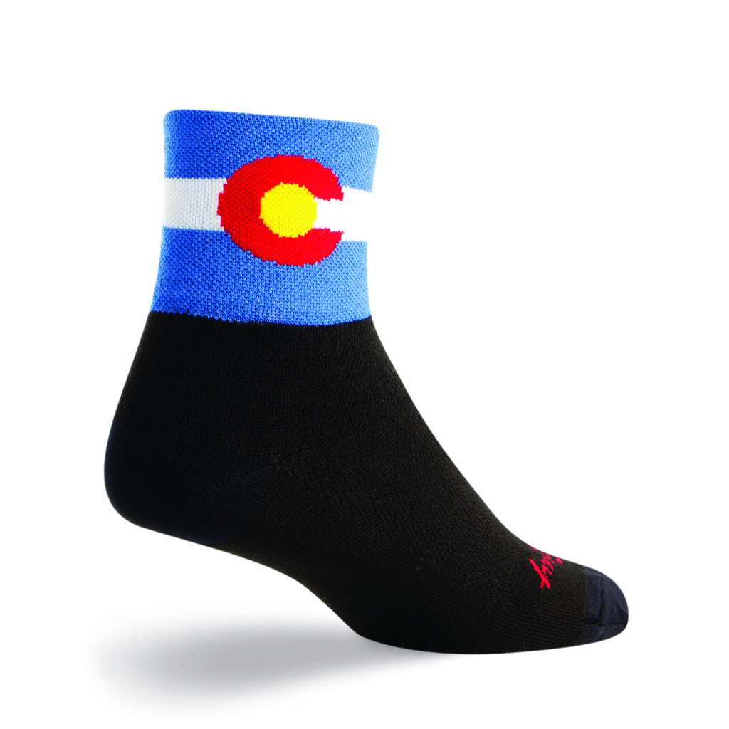 Sockguy Colorado Flag, 5-9, Black