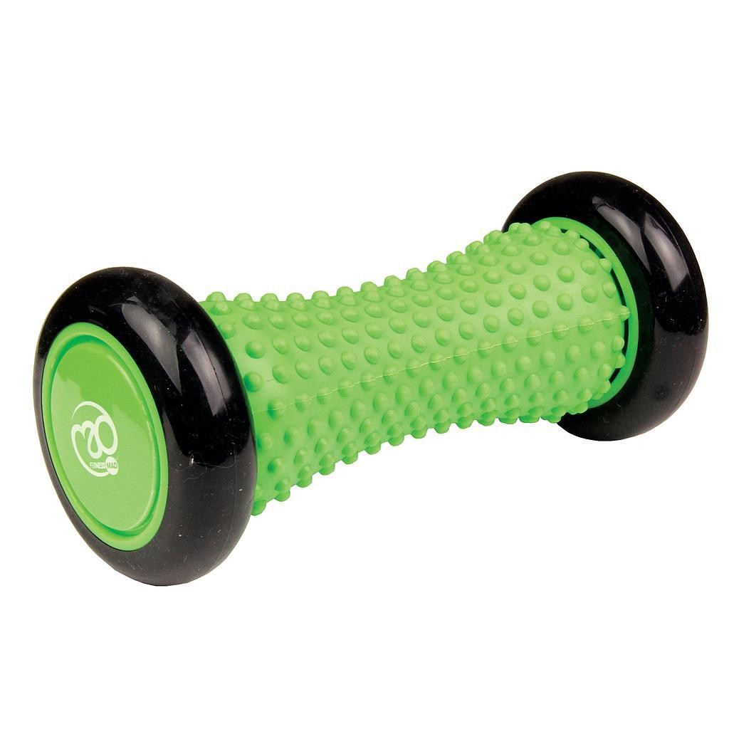 Fitness Mad Foot Massage Roller 15.8 x 6.5cm Green/Black 15.8 x 6.5cm Green/Blac