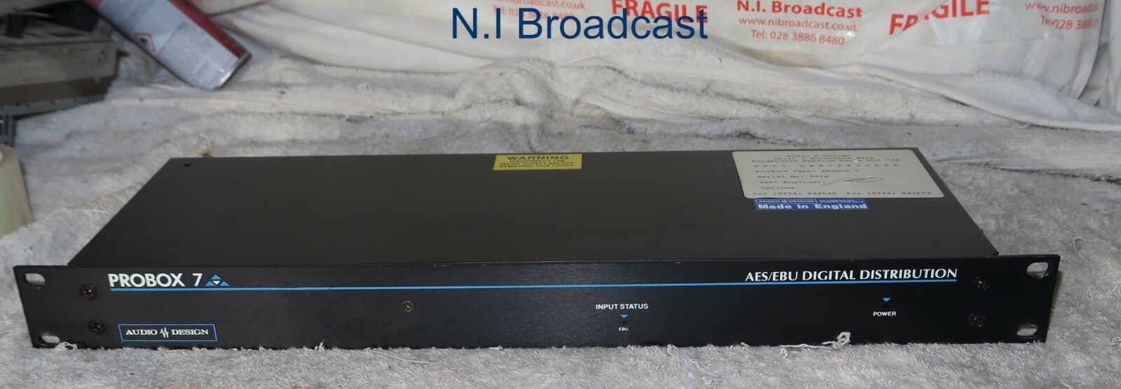 Audio design Probox 7 AES / EBU distribution unit  (1in 10 out)