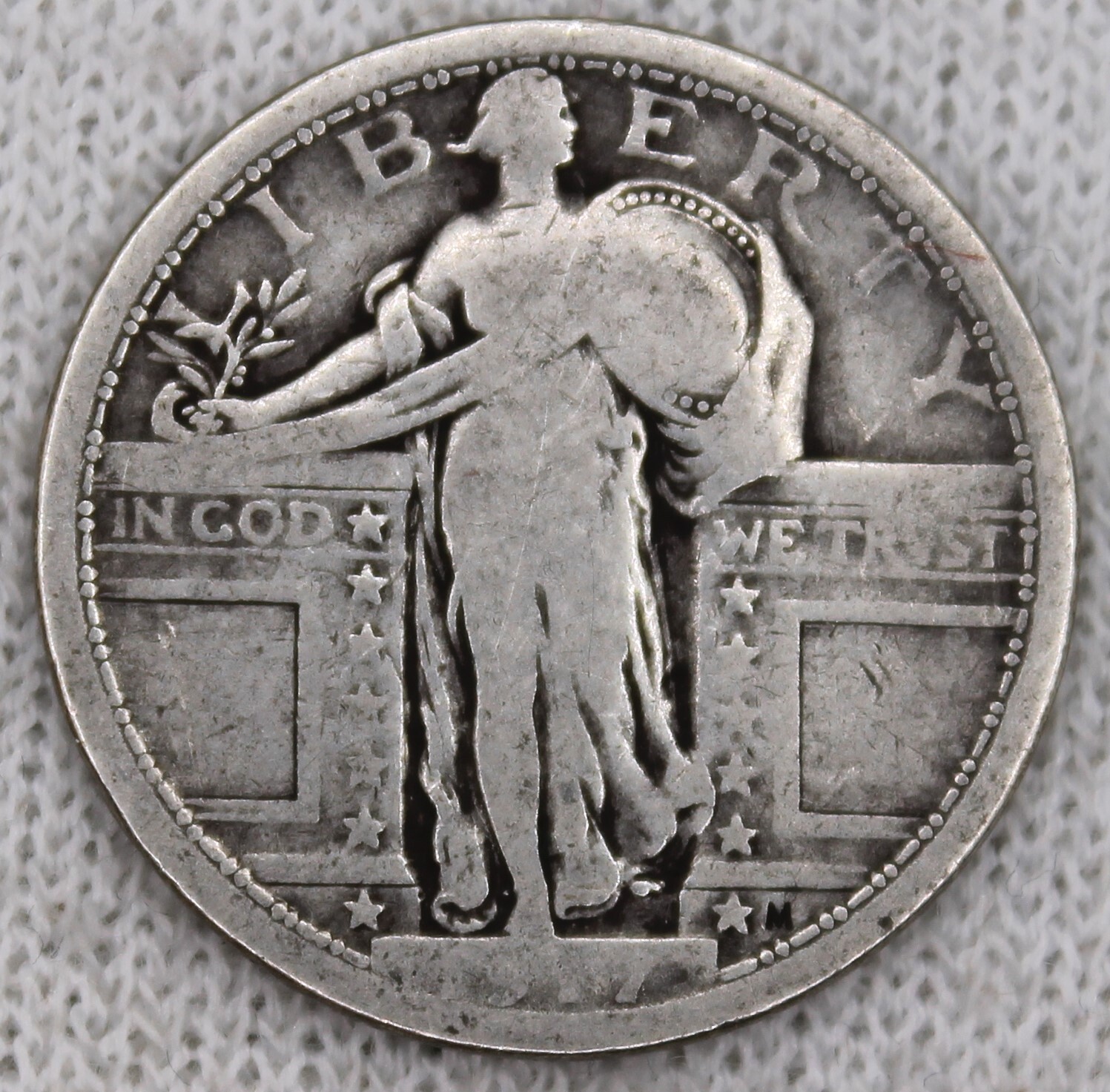 Standing Liberty Quarter 1917 Type 1