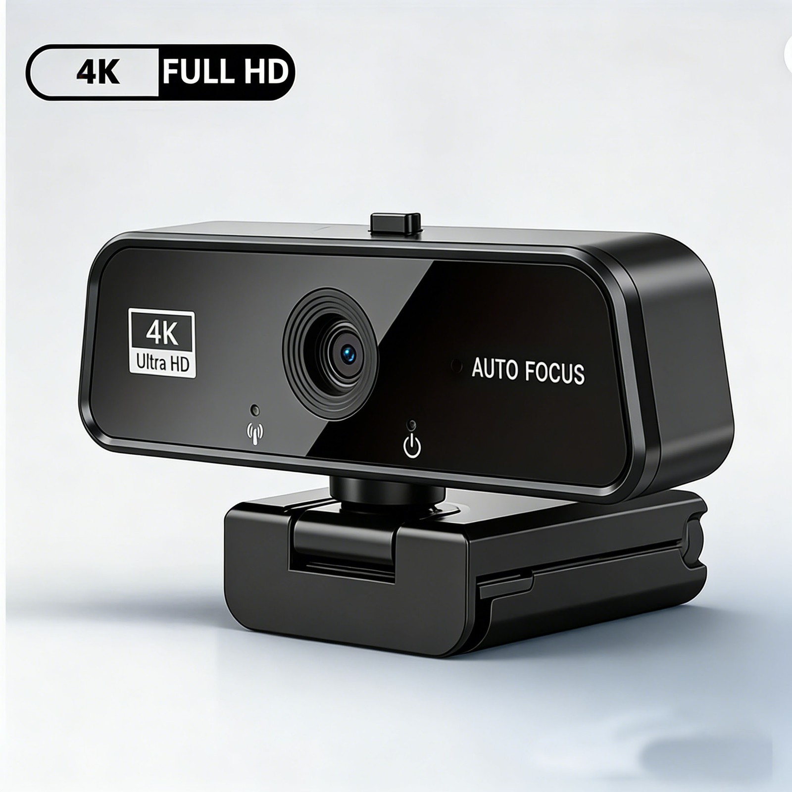 4K Webcam 30FPS Autofocus USB Web Camera with Noise-Canceling Mic for PC Laptop