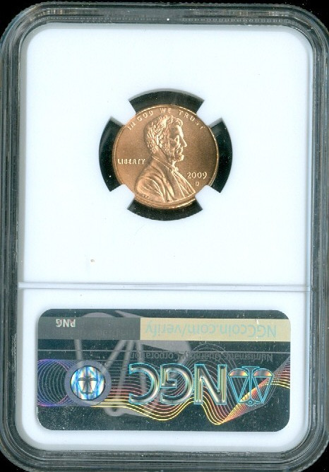 2009 D LINCOLN PROFESSIONAL LIFE CENT NGC MS67 RD SMS .