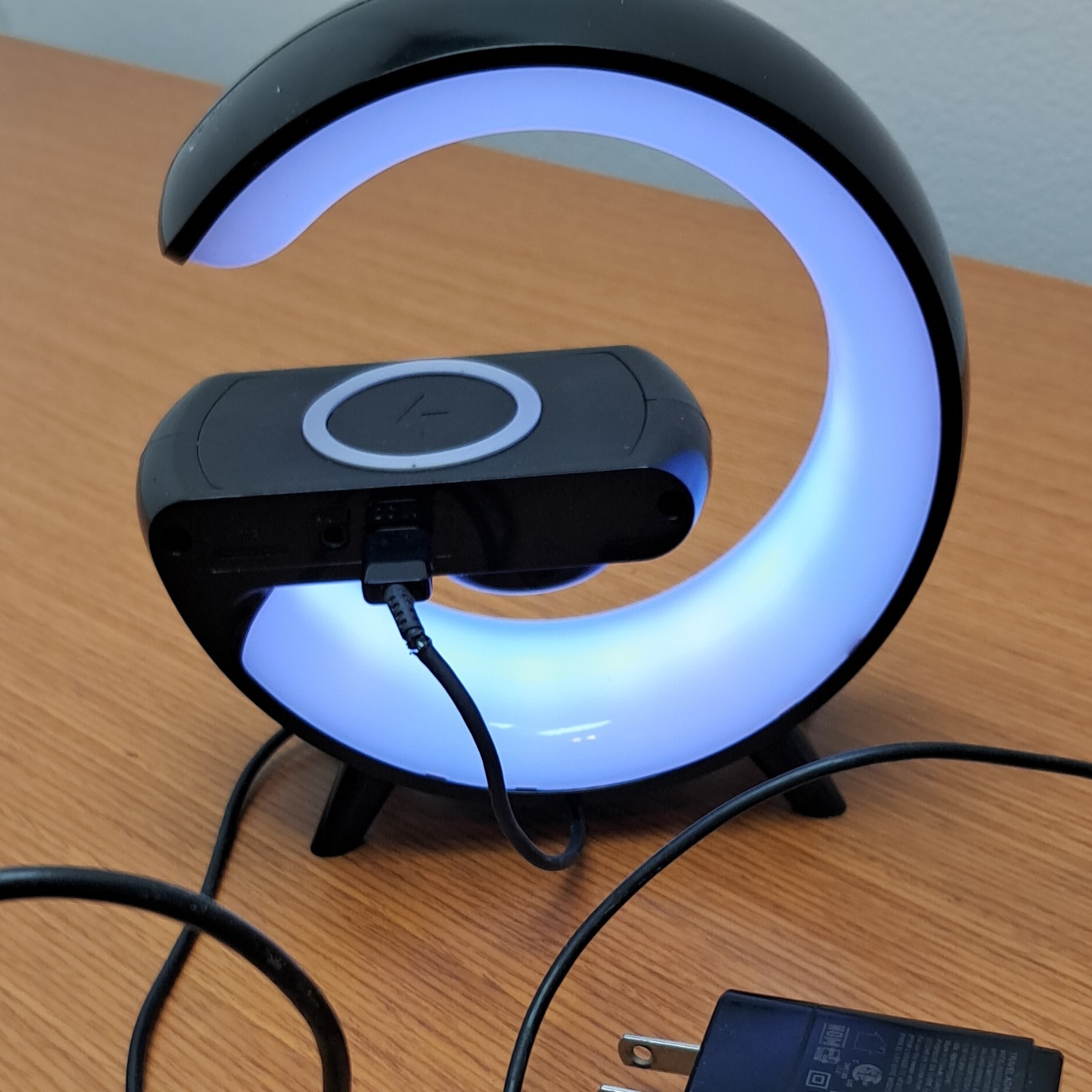 Blingbin Black Illuminating Wireless Charger with LED Display
