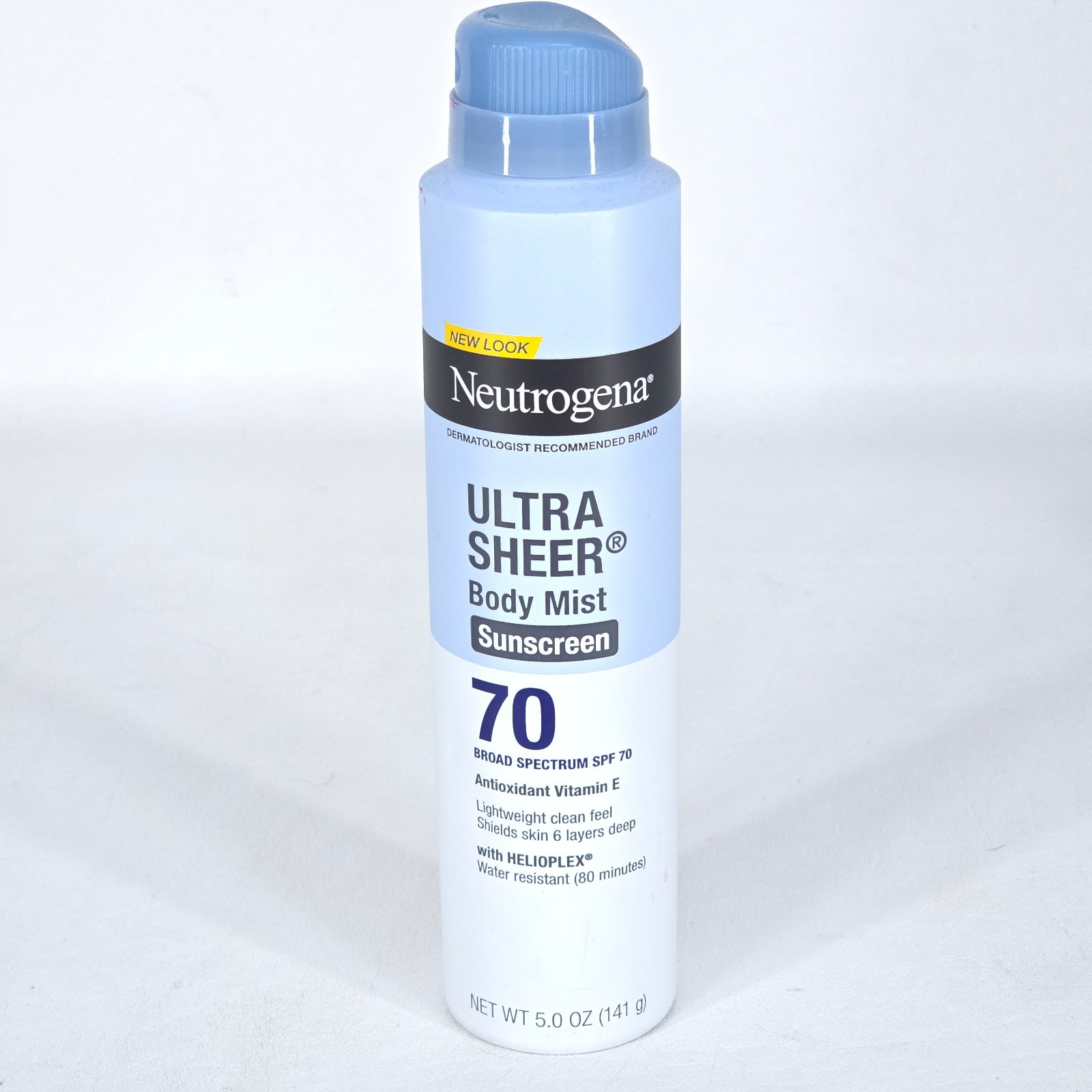 Ultra Sheer Body Mist Sunscreen Spray Spectrum SPF 70 5 oz Exp 08/26+ NEW