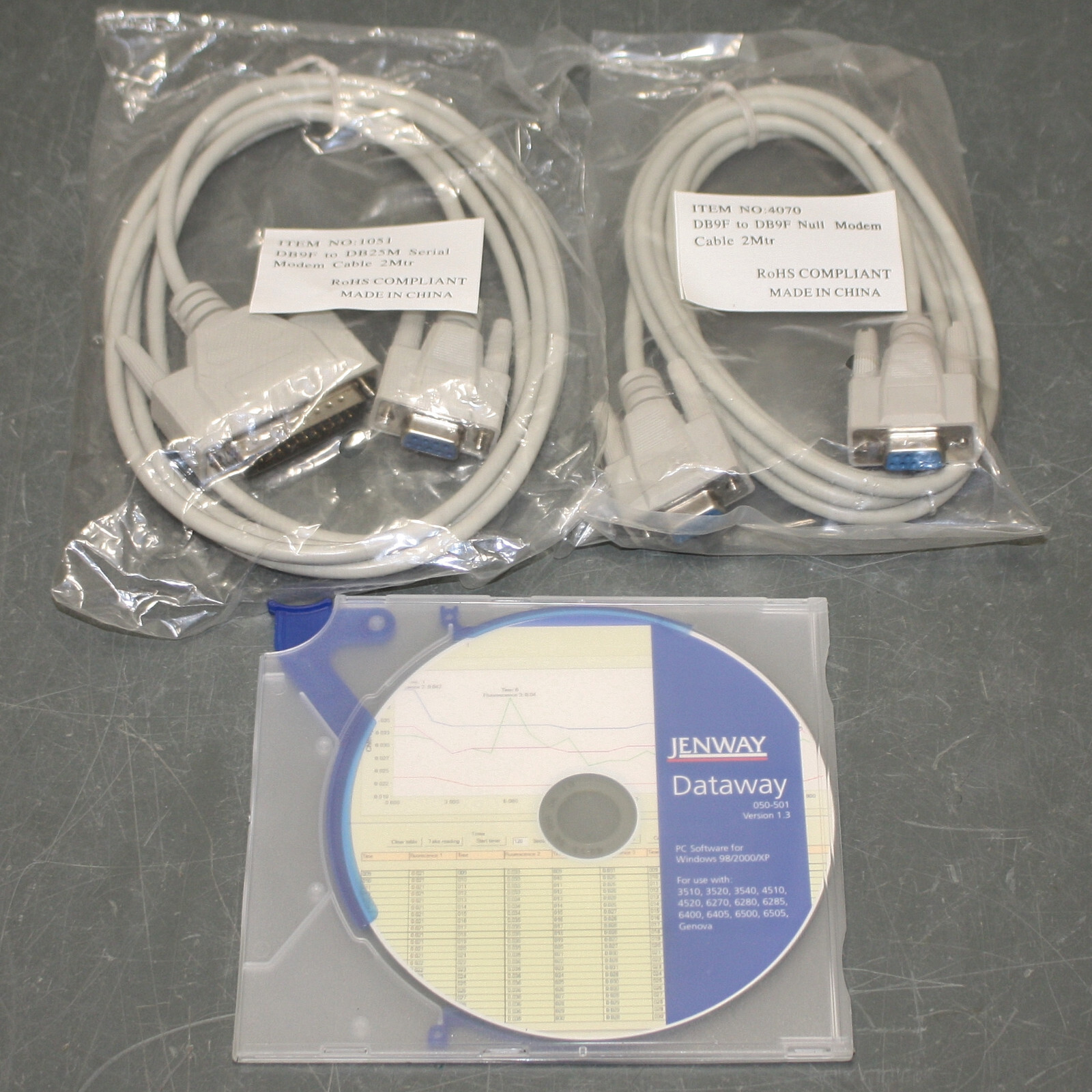Jenway DataWay PC Software V1.3 Kit 050501, CD for Conductivity Meter 4510 4520