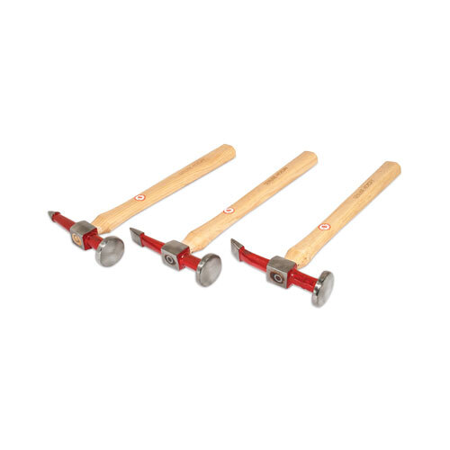 AES Industries 2705 3-Piece Auto Body Hammer Set (Pick, Curved and Straight)