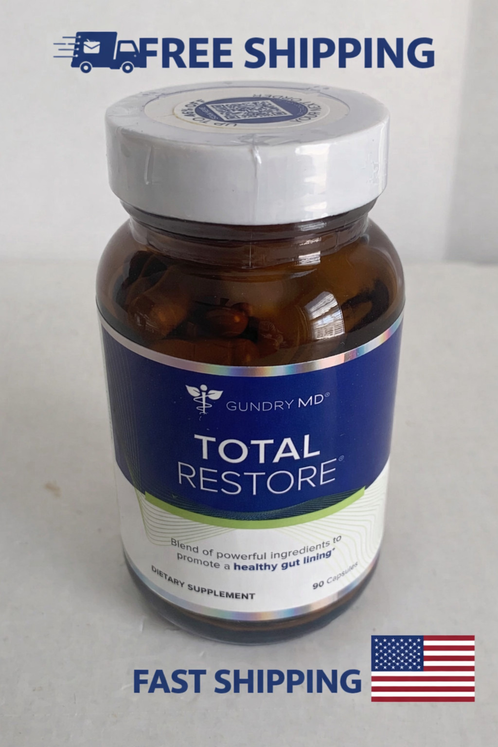 Gundry MD® Total Restore® Gut Health and Gut Lining Support Supplement (90 Caps)
