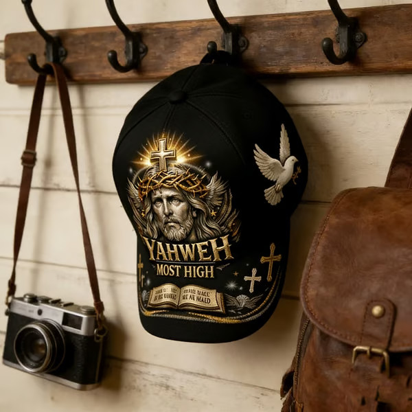 2026 YAHWEH The True Light Faith Printed Hat Unisex Baseball Cap