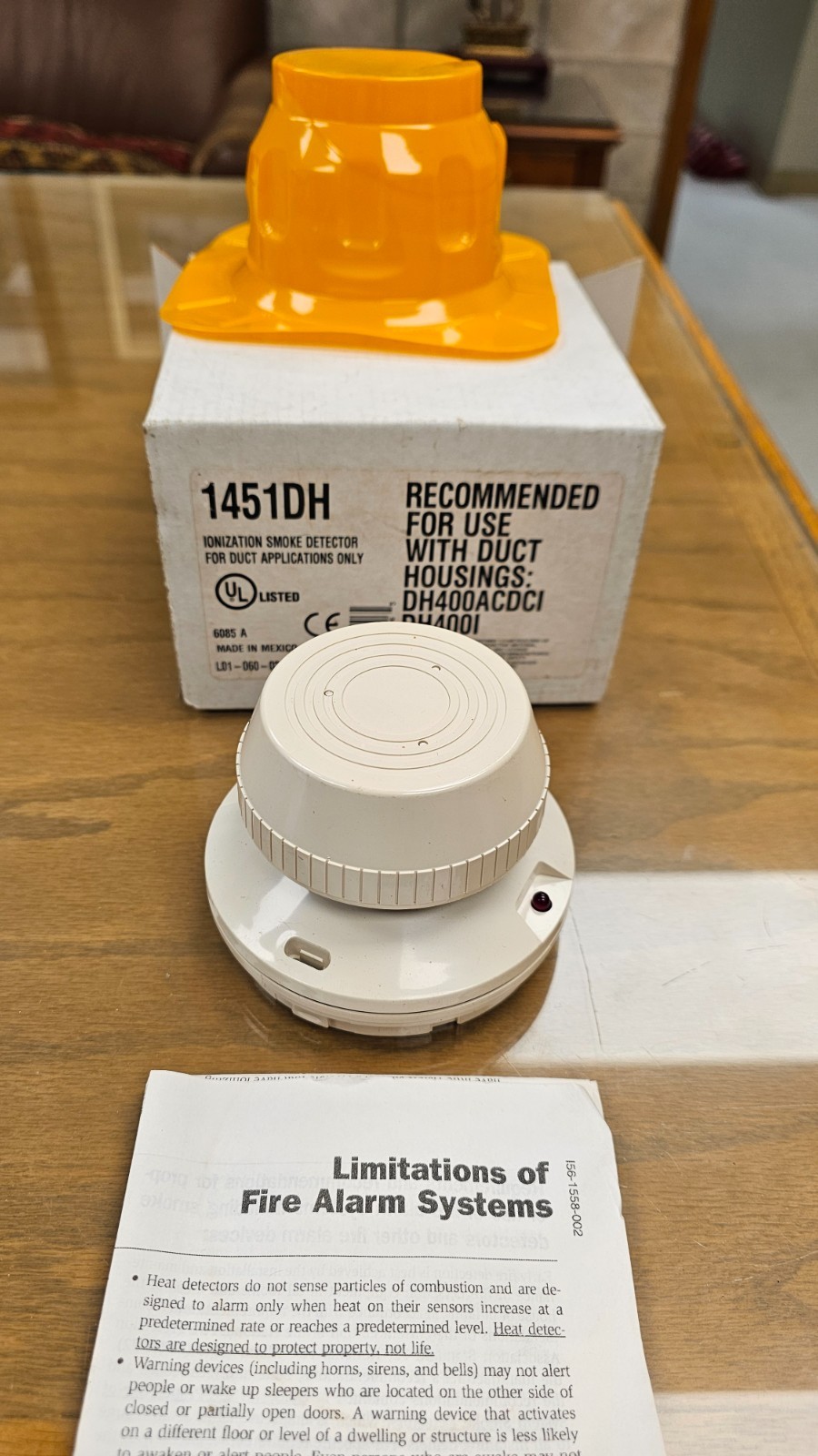 NEW System Sensor 1451DH Smoke Detector