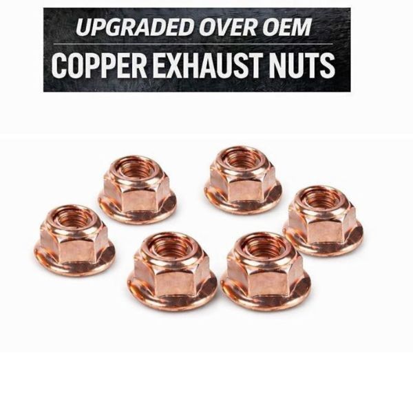 Exhaust Manifold Nuts Set Copper for Triumph Street Triple 660 / 675 / 765
