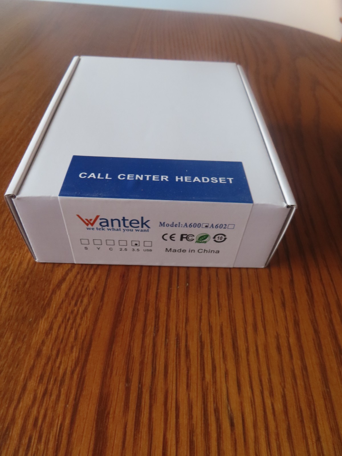 Wantek Call Center Headset Model A600