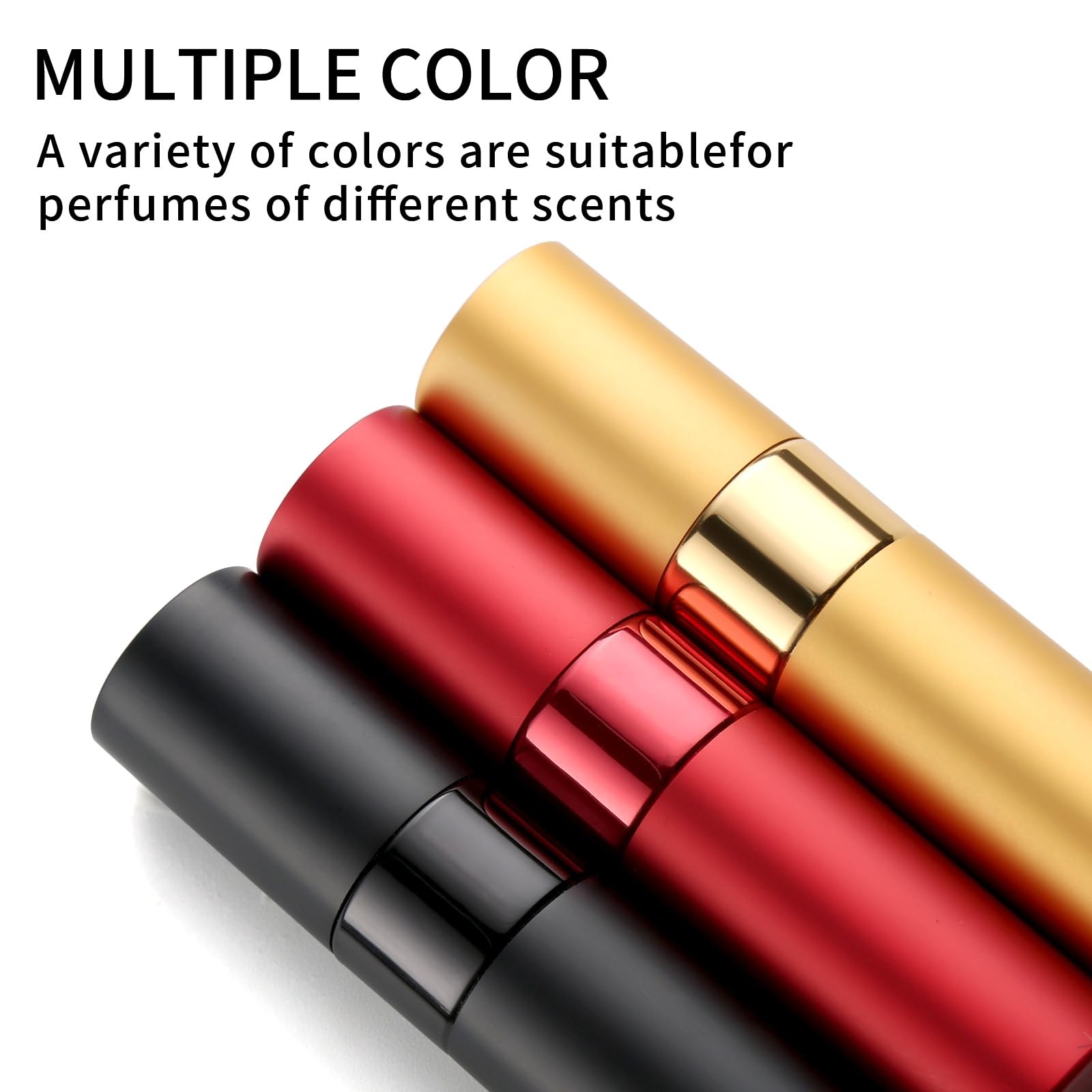 Perfume Travel Refillable Atomizer 8ML (3PCS) - Empty Cologne Spray Bottle,