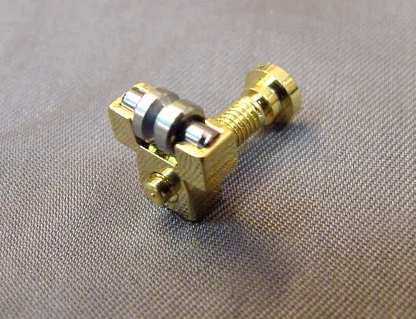 6 GOLD ROLLER ELEMENTS FOR TUNE O MATIC GUITAR BRIDGE