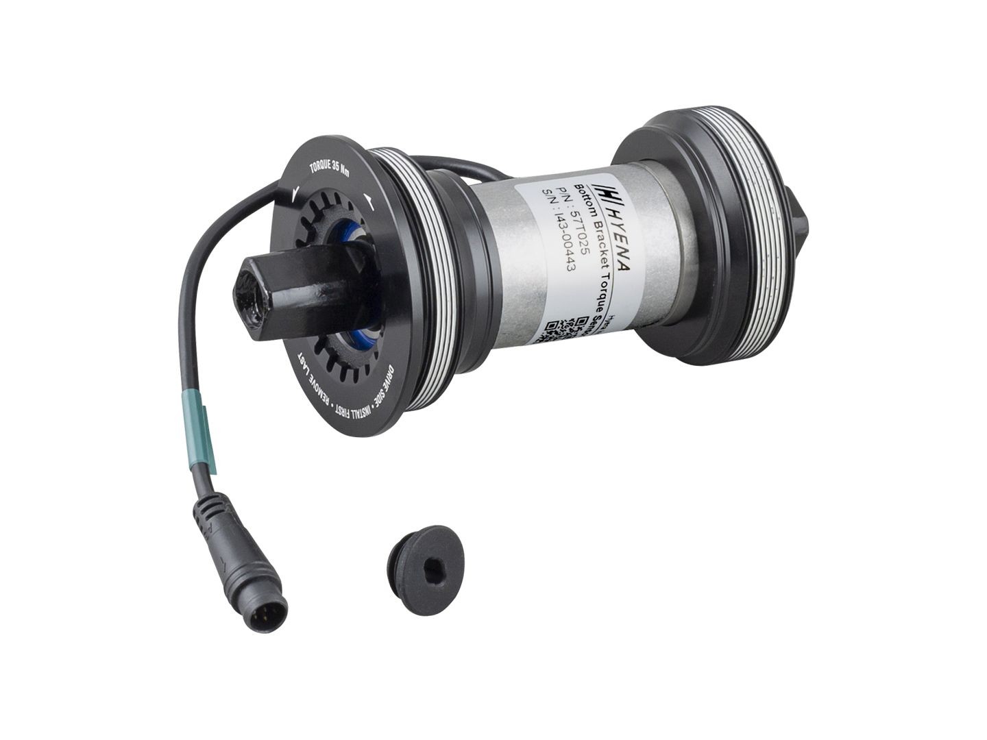 Hyena Domane+ AL Bottom Bracket Torque Sensor 73mm x 110.5mm Black
