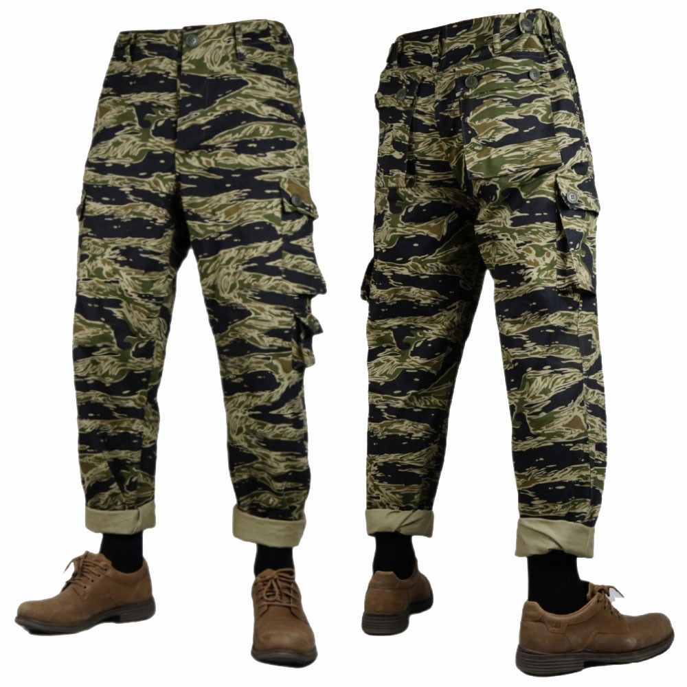 Vietnam War US Army Tiger Stripe Camo TCU Trousers Pants Size L