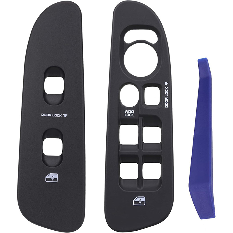 Window Control Switch Panel Bezel 5HZ71WL5AE for 02-09 Dodge Ram 1500-3500 2 pcs