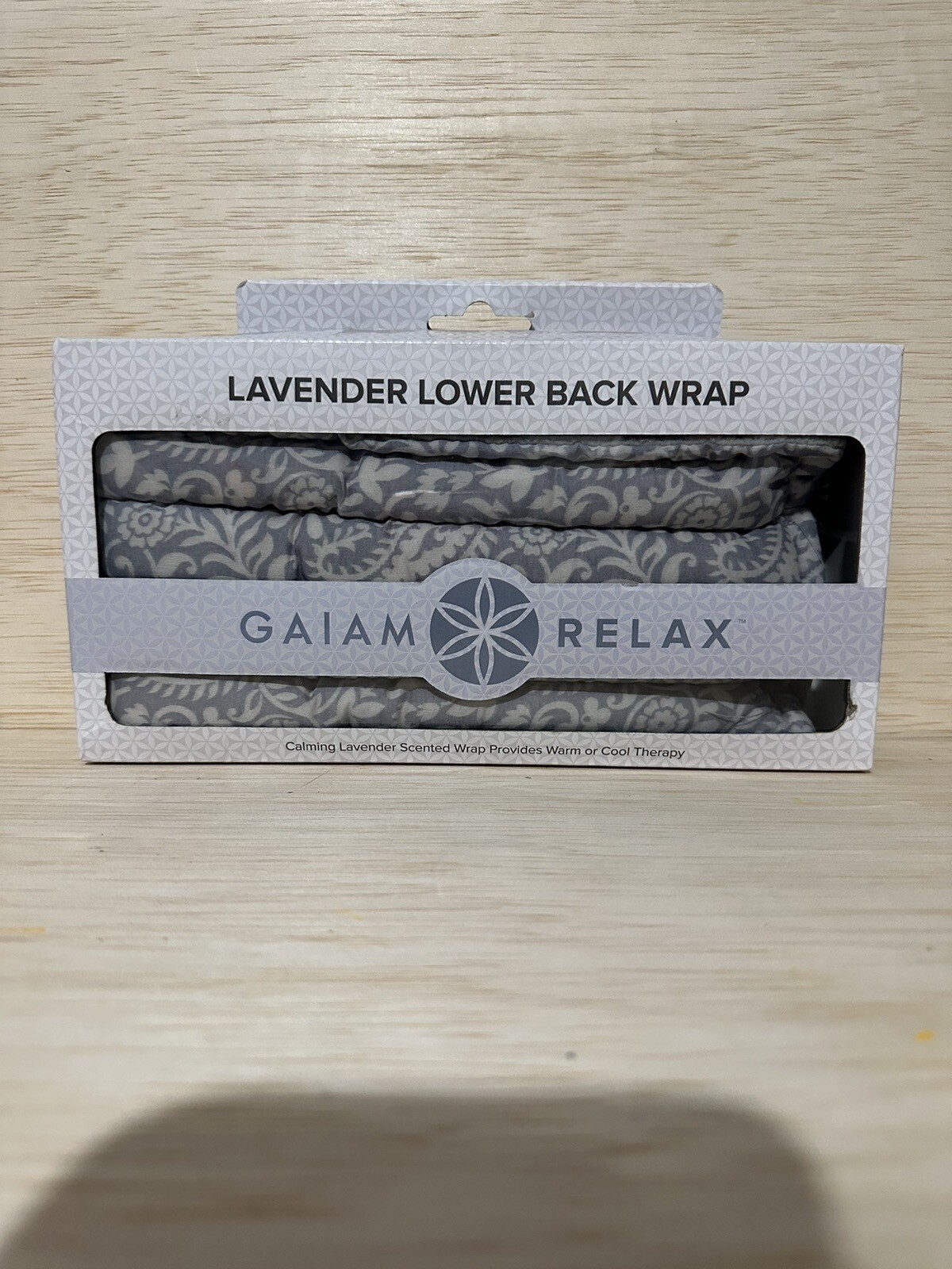 Gaiam Lower Back Relief Wrap, Calming Lavender Scented  Warm Or Cool Therapy