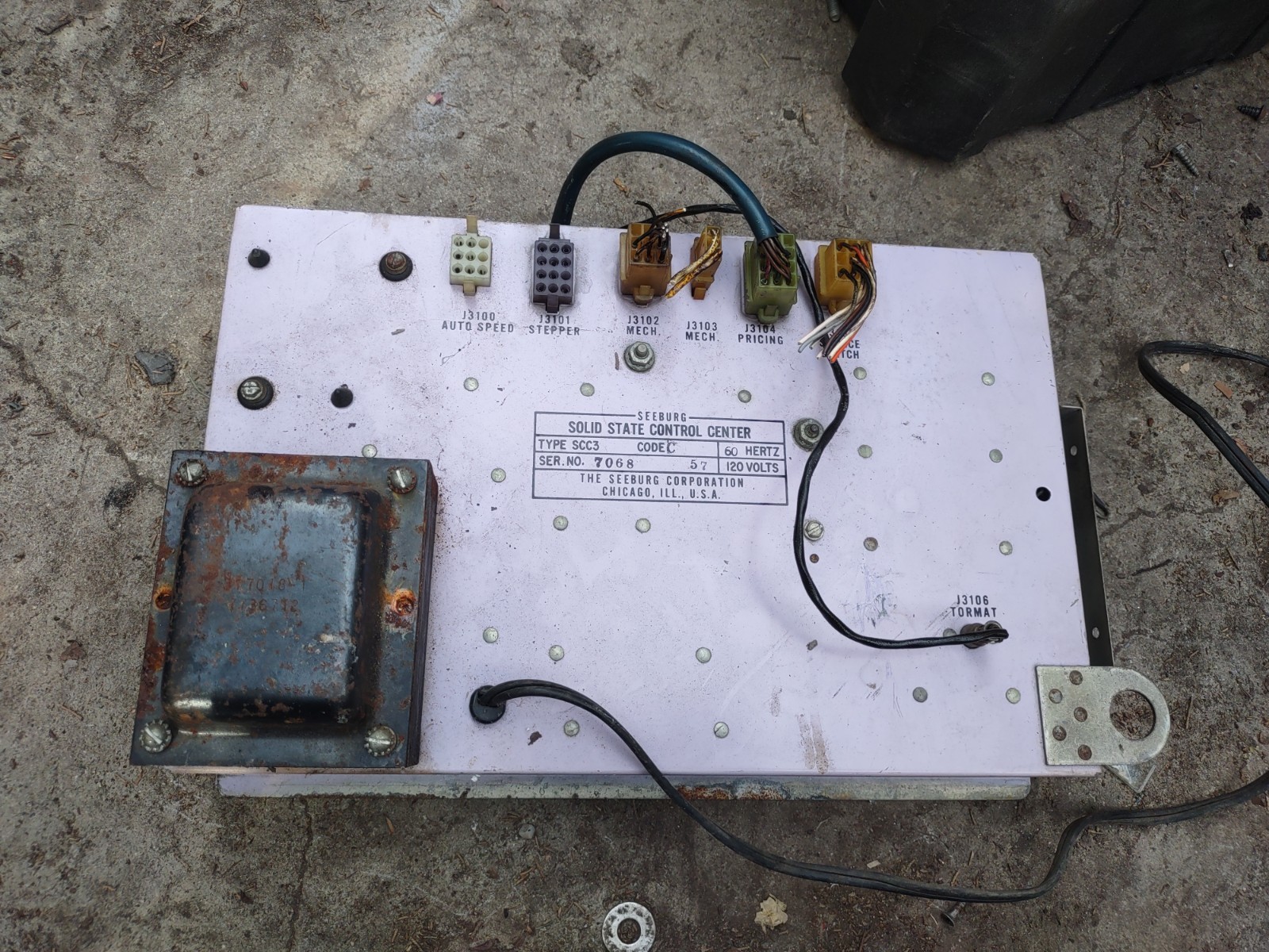 seeburg ss160  jukebox arcade amp pcb part  #20150