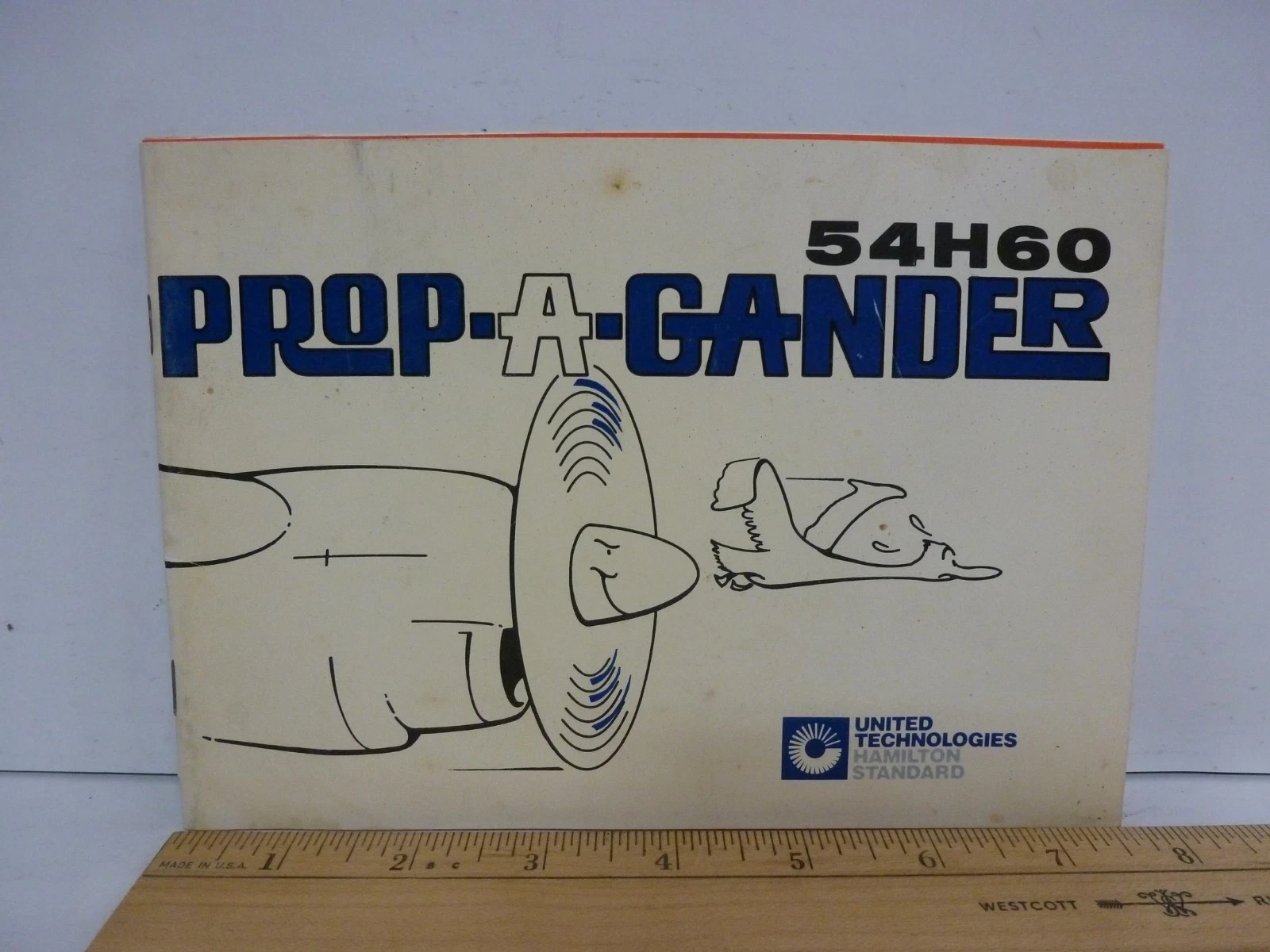 1964 Hamilton Standard 54H60 PROP-A-GANDER Book United Technologies Turboprop