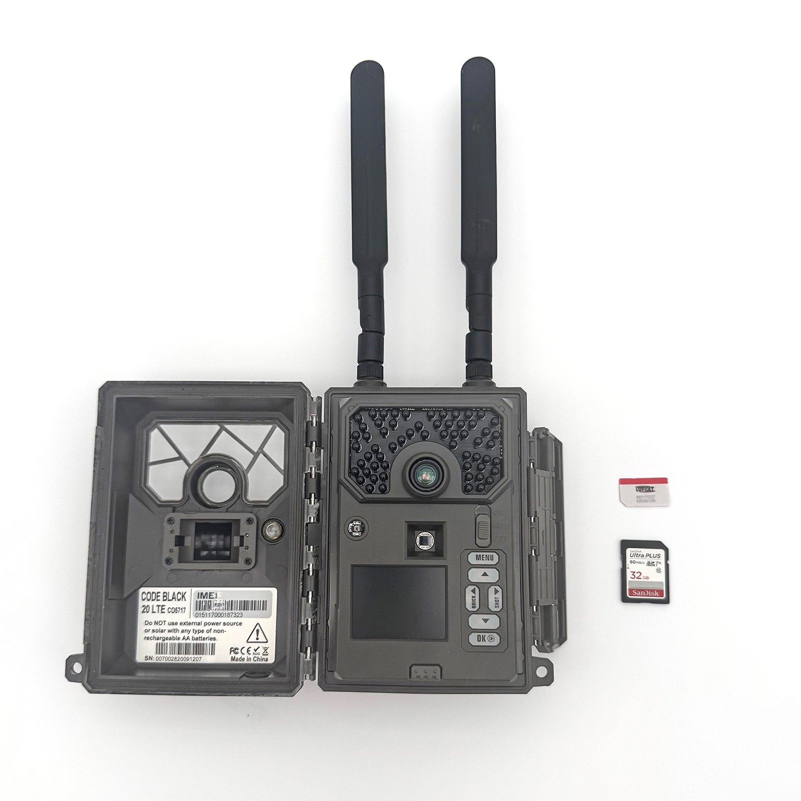 Covert Code Black 20 LTE Cellular Trail Camera SIM/ Ready Takes Photos/Videos