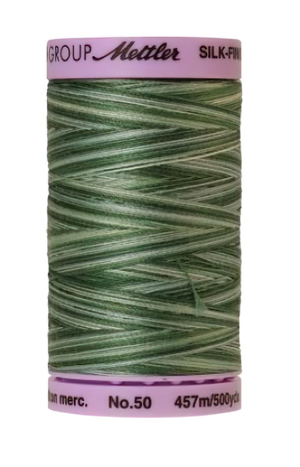 Silk-finish 50wt Variegated Cotton Thread 500yd/457m Spruce Pines