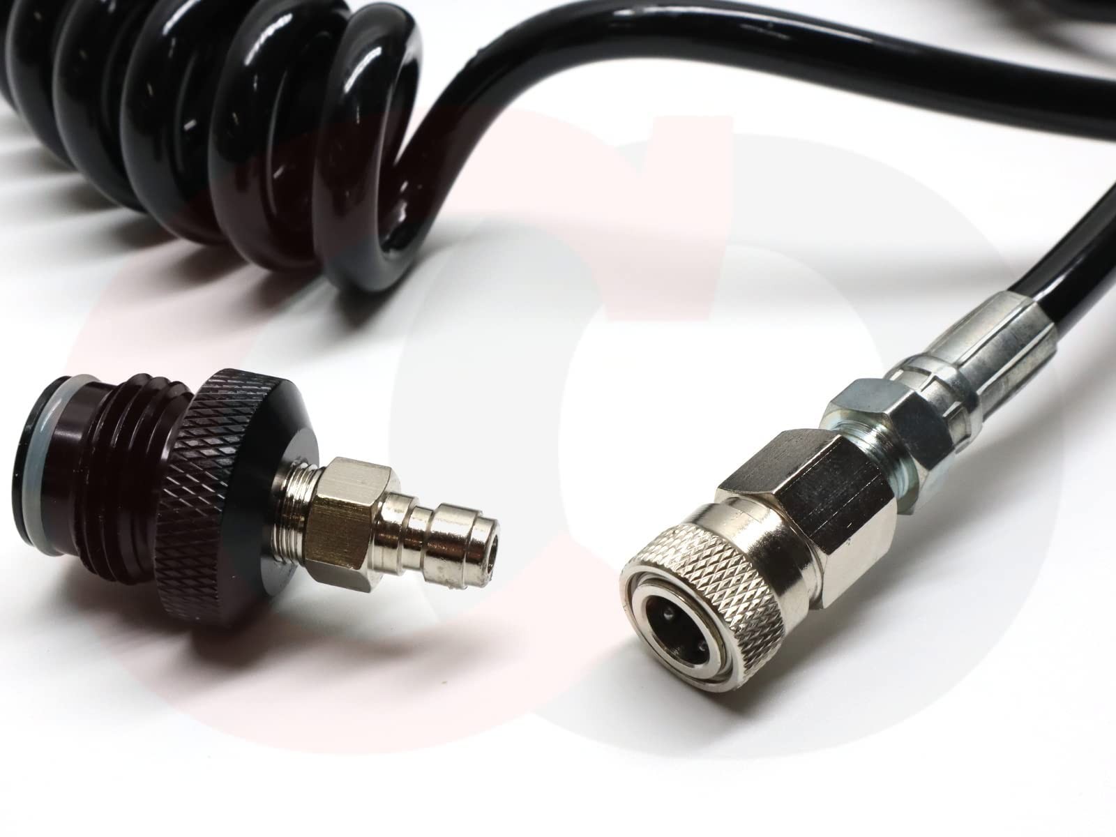 Captain O-Ring Deluxe Remote Line for Paintball High Pressure Air (HPA) Black
